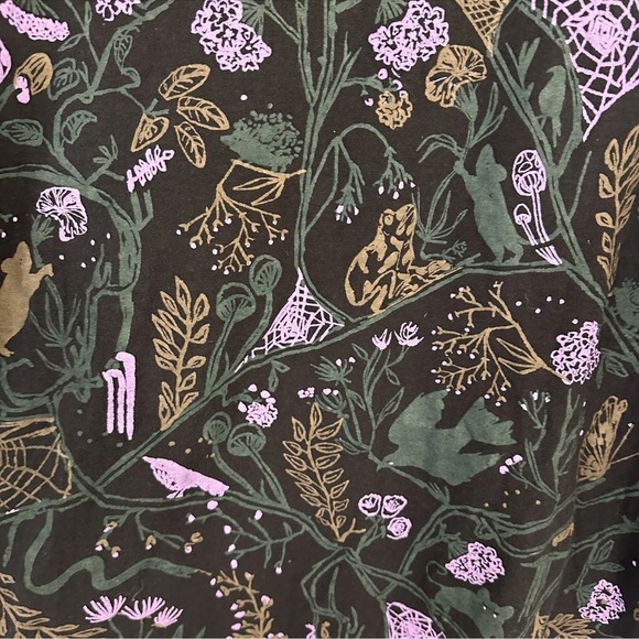 Thief & Bandit handmade hand-printed in Canada top Dusk Nightcrawlers 3x - Picture 3 of 7